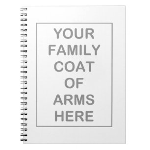 Wappen Notizbuch Notizblock