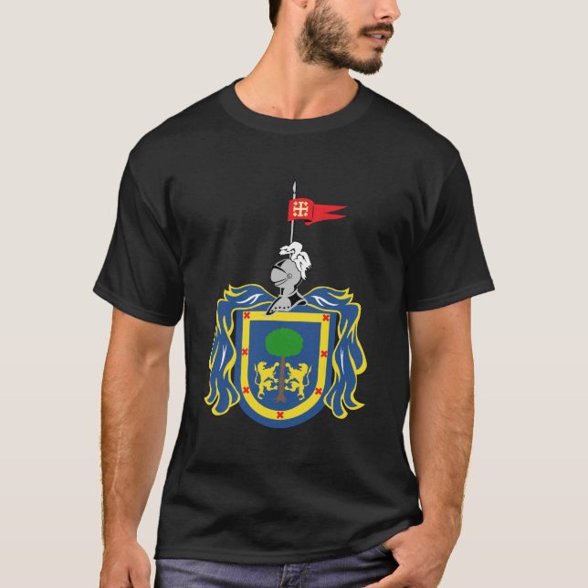 Wappen offiziellen Symbols Jaliscos Mexiko T-Shirt (Vorderseite)
