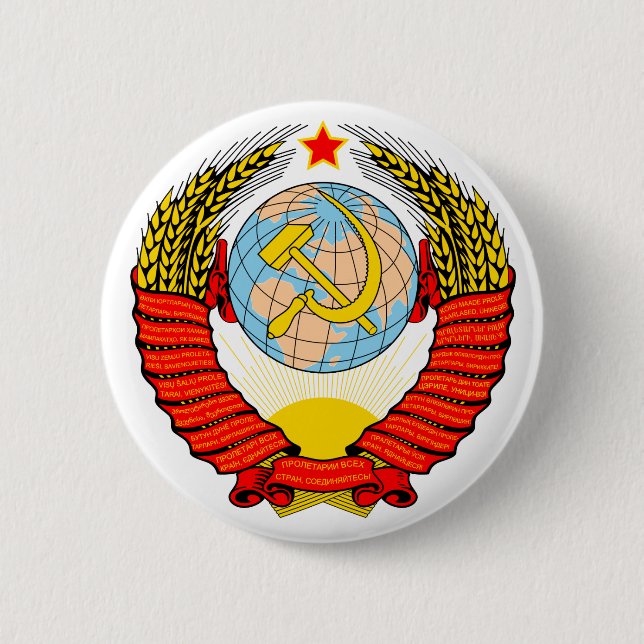Wappen offizielles Wappenkunde-Symbol der Button (Vorderseite)