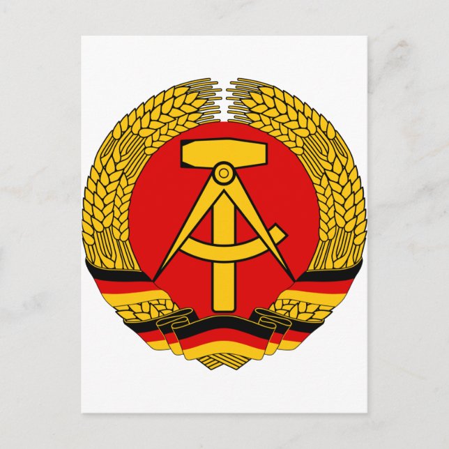 Wappen Ostdeutschlands Postkarte (Vorderseite)