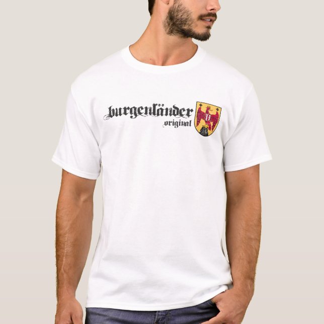 Wappen Österreich Burgenland Original T-Shirt (Vorderseite)