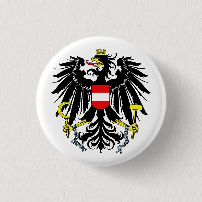 Wappen Österreichs Button (Vorderseite)