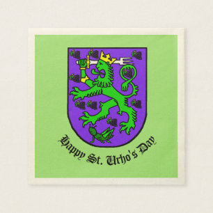 Wappen-Party-Servietten St. Urho Serviette