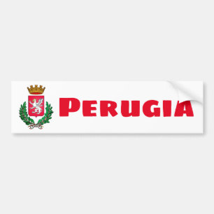 Wappen Perugias, Italien Autoaufkleber