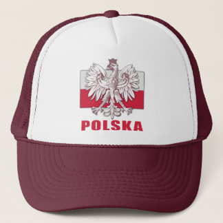 Wappen Polens Polska Truckerkappe