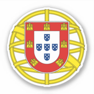 Wappen Portugals (weniger Kakao) Aufkleber