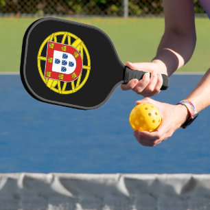 Wappen Portugals (weniger Kakao) Pickleball Schläger