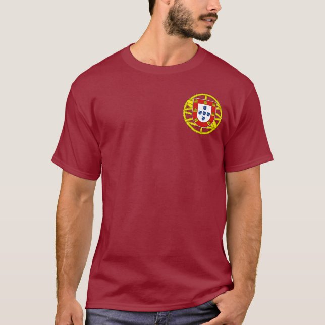Wappen Portugals (weniger Kakao) T-Shirt (Vorderseite)