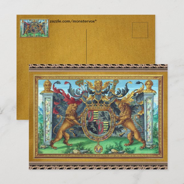 Wappen-Postkarte Postkarte (Vorne/Hinten)