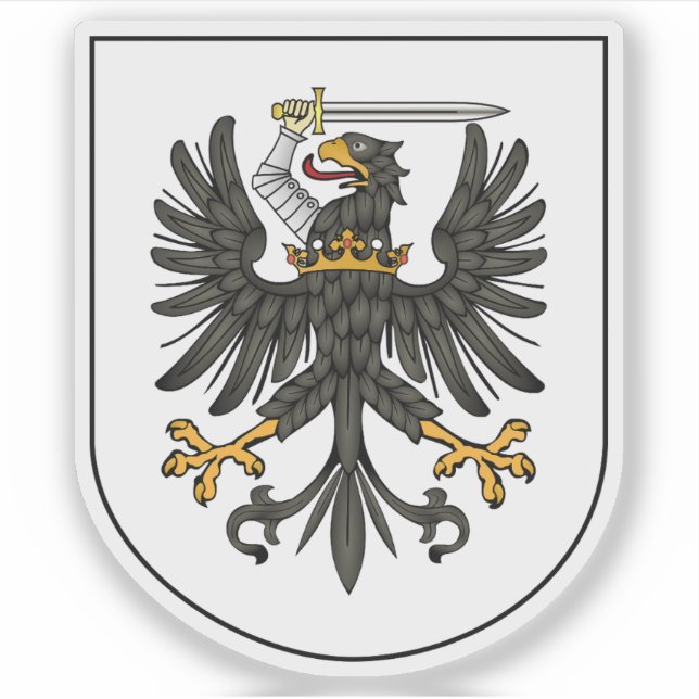 Wappen Preußens Aufkleber (Vorderseite)