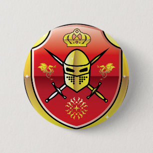 Wappen Royal Knight Logo Button