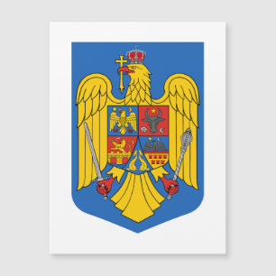 Wappen Rumänien Landeswappen Symbol Emblem Flagge Magnetkarte