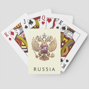 Wappen Russlands Spielkarten