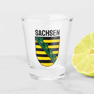 Wappen Sachsens (Sachsen), DEUTSCHE Schnapsglas