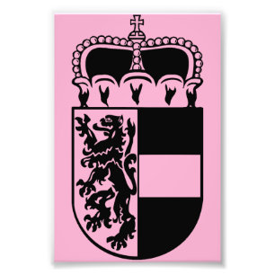 Wappen Salzburgs Fotodruck