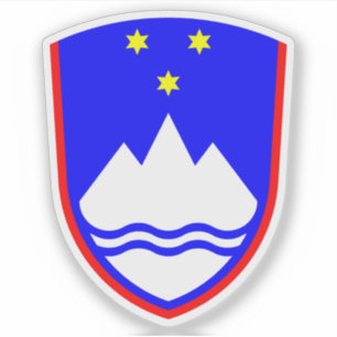 Wappen Sloweniens Aufkleber