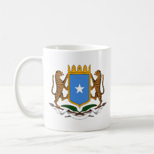 Wappen Somalias Tasse des Kaffees