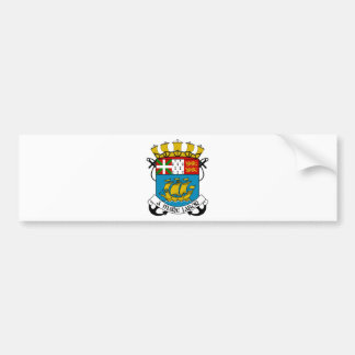 Wappen St. Pierre und Miquelon (Frankreich) Autoaufkleber