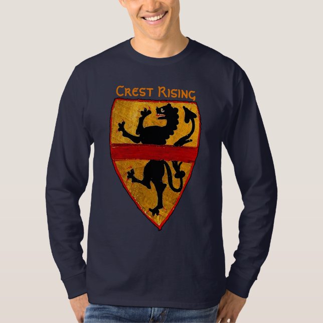 Wappen steigt T-Shirt (Vorderseite)
