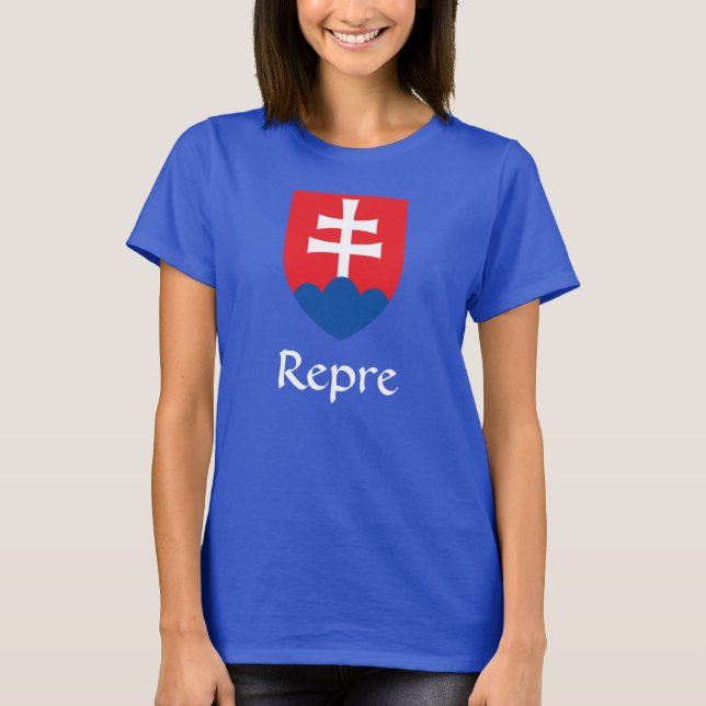 Wappen-T - Shirt der Slowakei (Vorderseite)