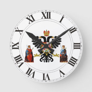 Wappen Toledos (Spanien) Runde Wanduhr