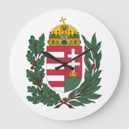 Wappen Ungarn Budapest Geschenke Große Wanduhr