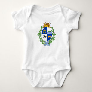 Wappen Uruguays Baby Strampler
