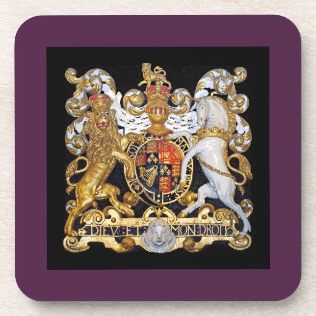 Wappen… Vereinigtes Königreich Untersetzer (Vorderseite)