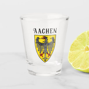 Wappen von Aachen, Deutschland Schnapsglas