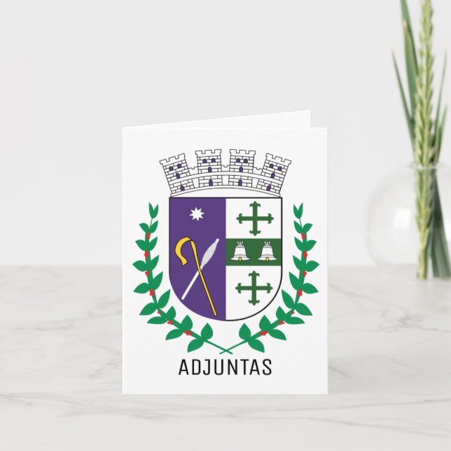 Wappen von Adjuntas, Puerto Rico (Vorderseite)