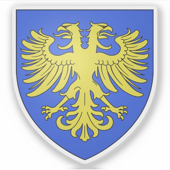 Wappen von Alençon, Orne, Normandie Aufkleber (Vorderseite)