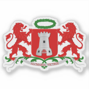 Wappen von Alkmaar, Niederlande Aufkleber