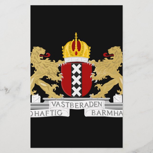 Wappen von Amsterdam Briefpapier (Vorderseite)