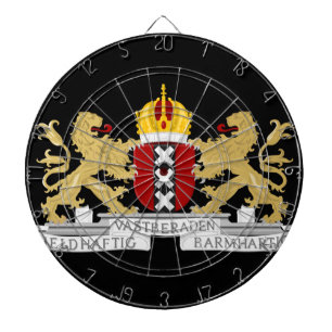 Wappen von Amsterdam Dartscheibe