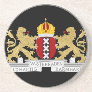 Wappen von Amsterdam Untersetzer