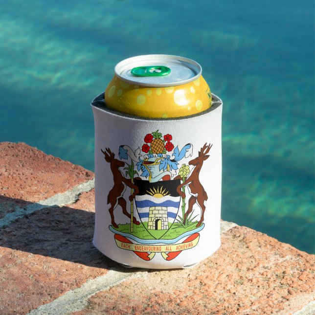 Wappen von Antigua und Barbuda Dosenkühler (In Situ Pool)