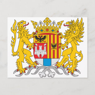 Wappen von Antwerpen Postkarte