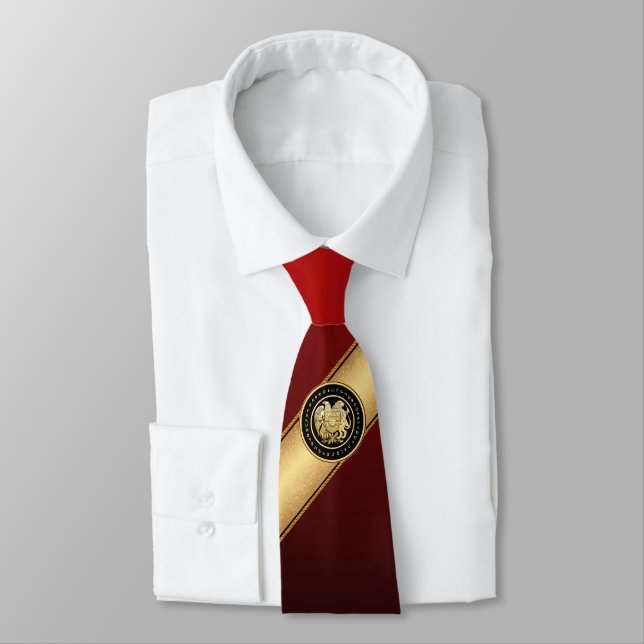Wappen von Armenia Neck Tie Krawatte (Gebunden)