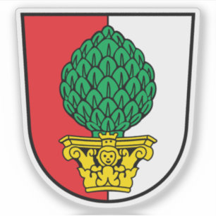 Wappen von Augsburg, Deutschland Aufkleber