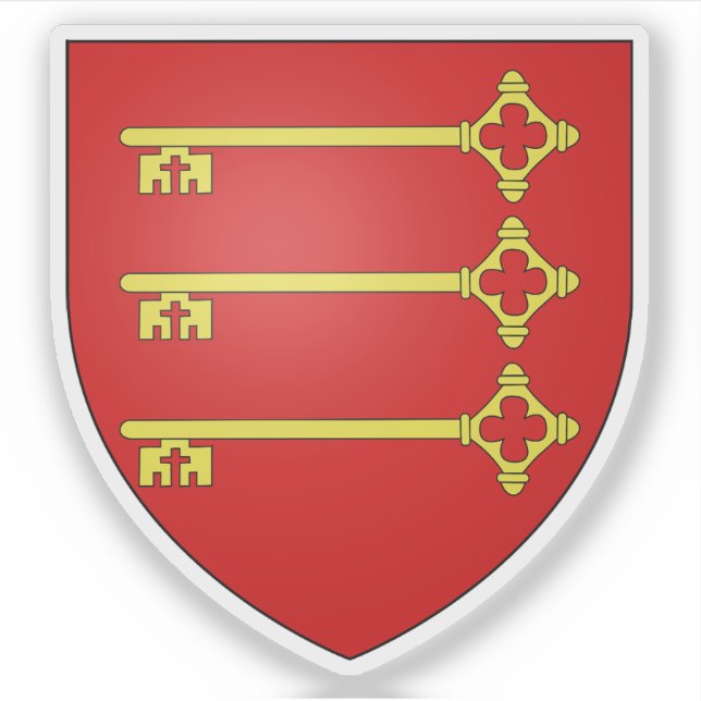 Wappen von Avignon, Vaucluse Aufkleber (Vorderseite)