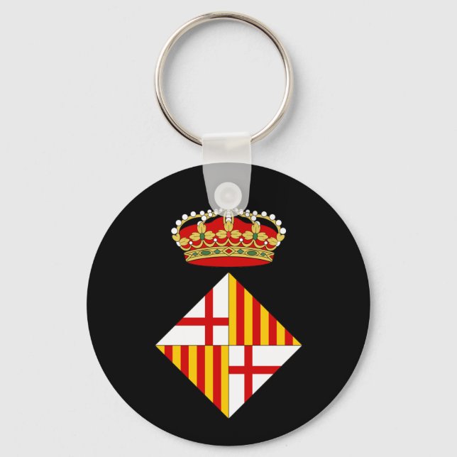 Wappen von Barcelona Schlüsselanhänger (Vorderseite)