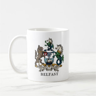 Wappen von Belfast Kaffeetasse
