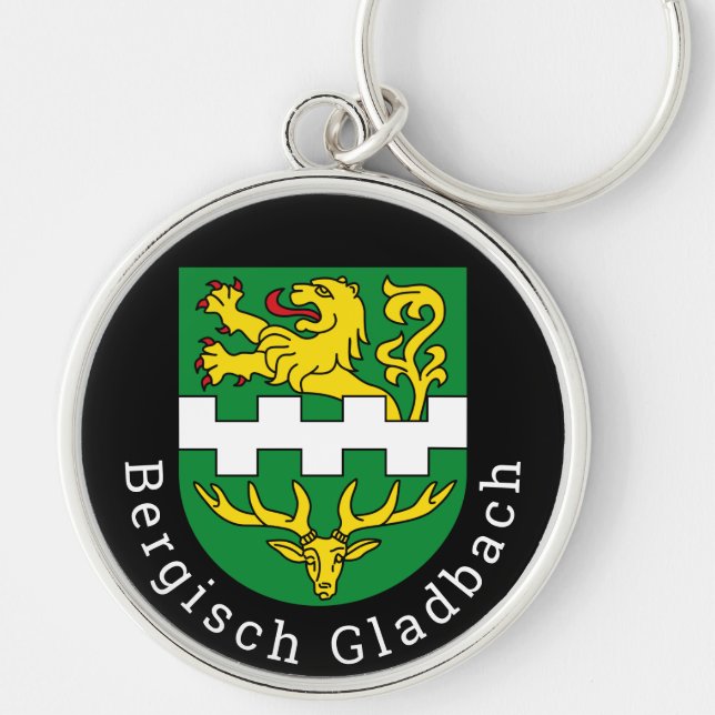 Wappen von Bergisch Gladbach, Deutschland Schlüsselanhänger (Vorne)