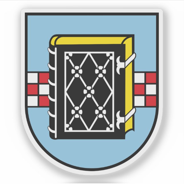 Wappen von Bochum, Deutschland Aufkleber (Vorderseite)