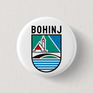 Wappen von Bohinj, Slowenien Button
