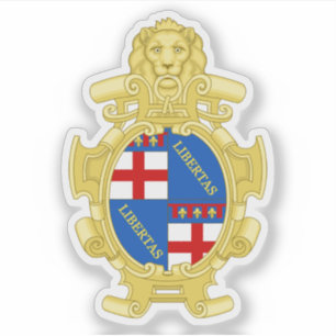 Wappen von Bologna, Italien Aufkleber
