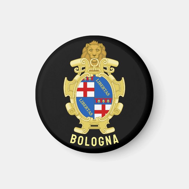 Wappen von Bologna - Italien Magnet (Vorne)