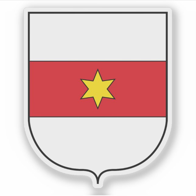 Wappen von Bozen, Italien Aufkleber (Vorderseite)