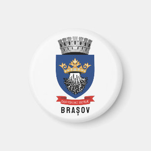 Wappen von Brașov, Rumänien Magnet