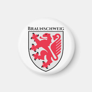 Wappen von Braunschweig, Deutschland Magnet